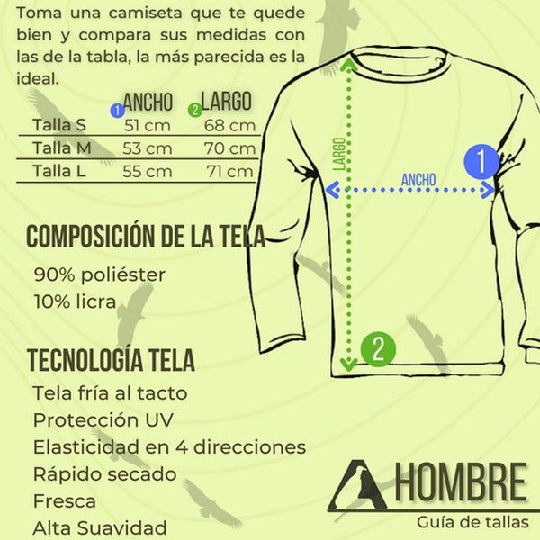 Camibuso Atratus Corteza de Ceiba para Hombre