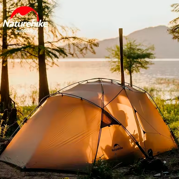 Carpa Ultraliviana Naturehike 15D de Silicona Doble Capa 2 Personas 4 Estaciones