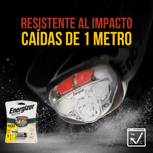 Linterna de Cabeza Energizer Industrial 400 Lúmenes