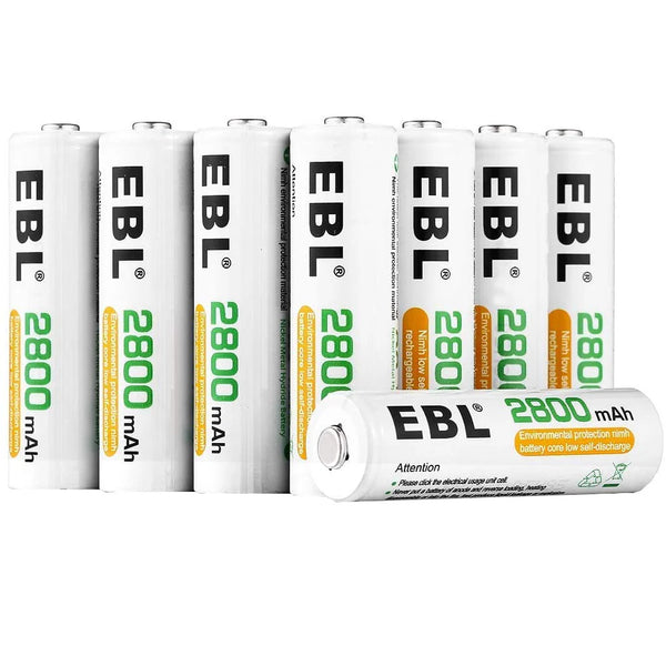 Baterías Recargables EBL AA 2800mAh 