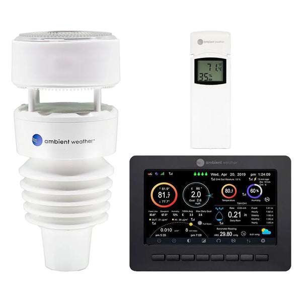 Estación Meteorológica Ambient Weather Ultrasónica, Solar e Inalámbrica WS-4000