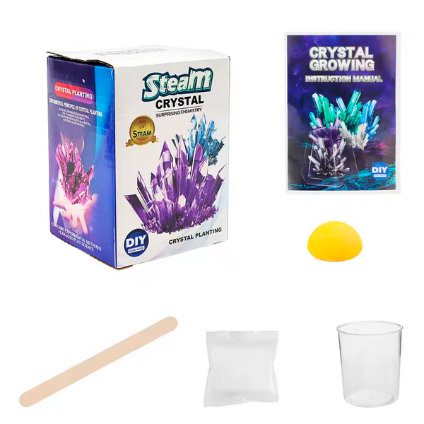Experimentos de Plantación de Cristales de Juguetes Científicos y Educativos de Color Aleatorio – Cristales Cultivables DIY (+6)