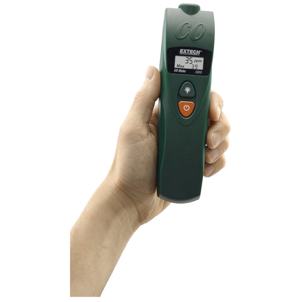 Medidor de Monóxido de Carbono Extech CO15 con Sensor Electroquímico hasta 999 ppm