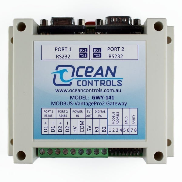 Interface Ocean Control GWY-141 Modbus RTU Vantage Pro2