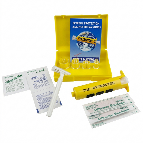 Kit de Extracción de Veneno por Mordedura de Serpientes o Picadura de Insectos Sawyer