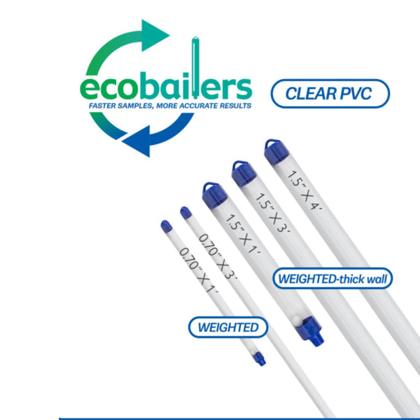 Bailers Desechables EcoBailer para Muestreo de Aguas