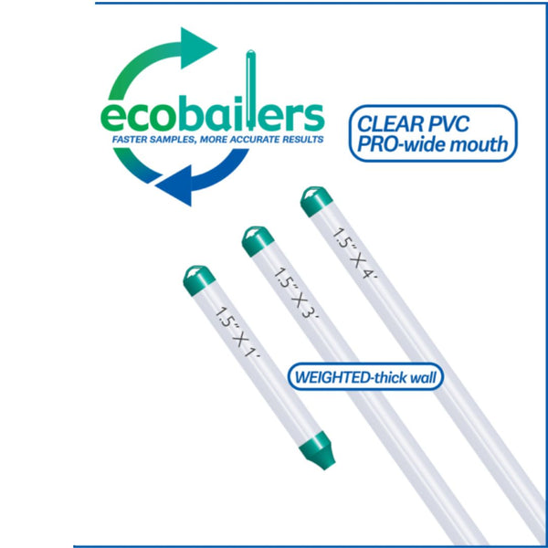 Bailers Desechables EcoBailer para Muestreo de Aguas