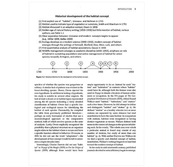 Habitat Ecology and Analysis