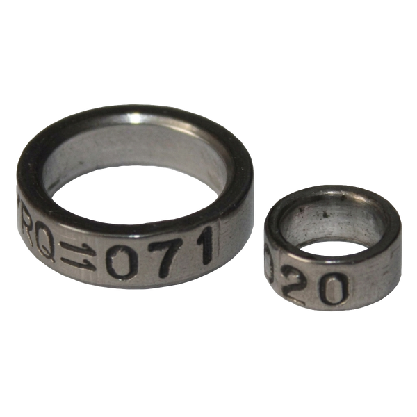 Bandas de Acero Inoxidable Cerradas con Relleno B-Tools x 10 u.