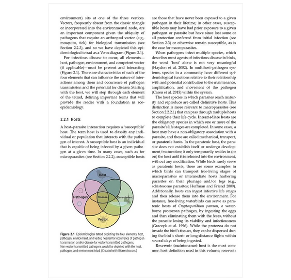 Infectious Disease Ecology of Wild Birds