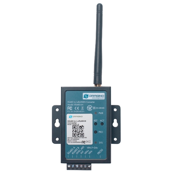 Interface Dragino RS485/Modbus a LoRaWAN