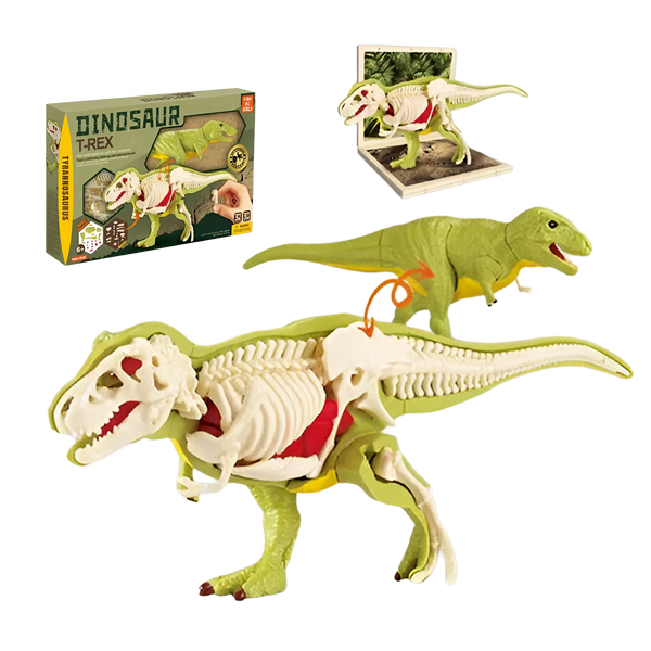 Kit de Excavación de Anatomía para Niños Jurassic World con Esqueletos, Órganos y Módulos de Ciencia DIY (Para Mayores 6+)