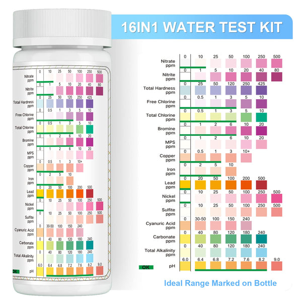 Kit de Prueba de Agua Para Agua Potable