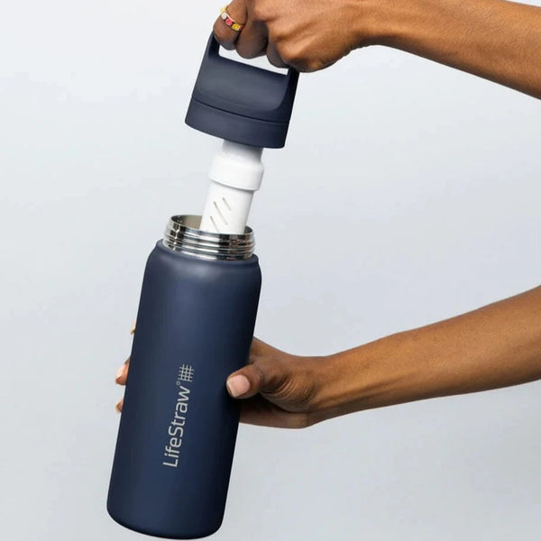 Botellas Metálicas con Filtro LifeStraw Go Series