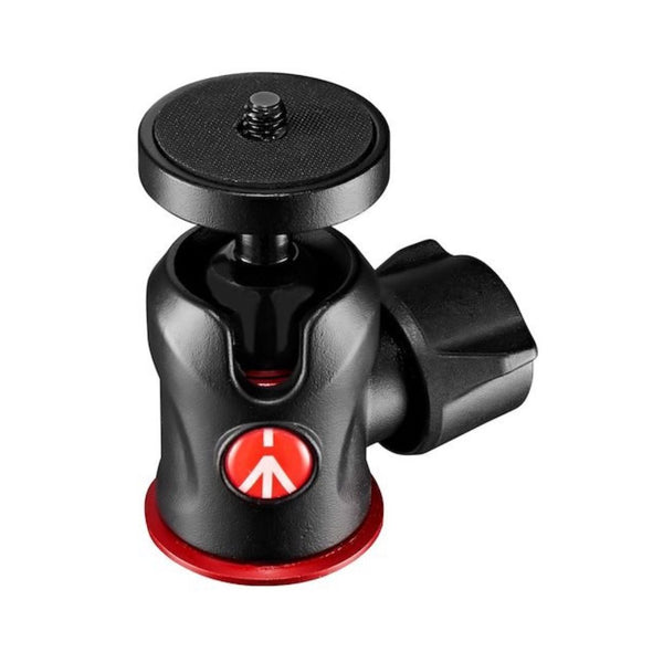 MH492-BHUS - Cabezal de Bola Central Manfrotto con Montaje de Zapata Fría Versátiles para Fotógrafos y Videógrafos