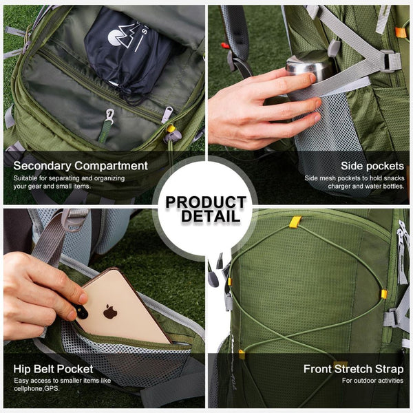 Morrales para Camping Mountaintop 40L
