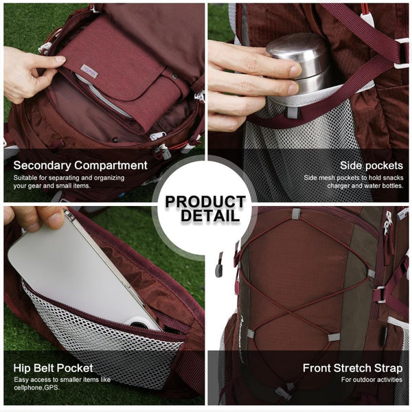 Morrales para Camping Mountaintop 40L