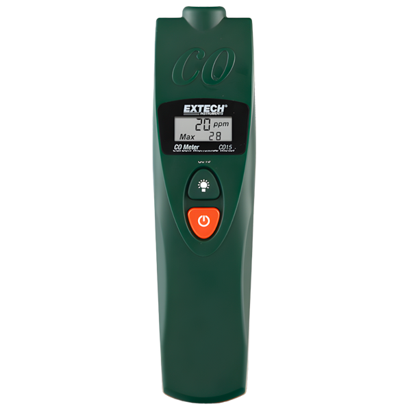 Medidor de Monóxido de Carbono Extech CO15 con Sensor Electroquímico hasta 999 ppm