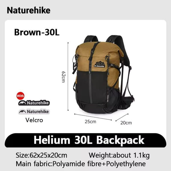 Mochila Naturehike Helium de Gran Capacidad de 25L y 30L