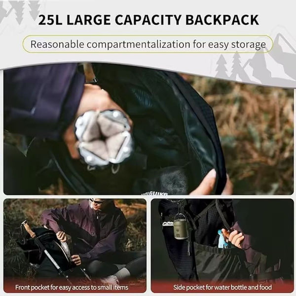 Mochila Naturehike Helium de Gran Capacidad de 25L y 30L