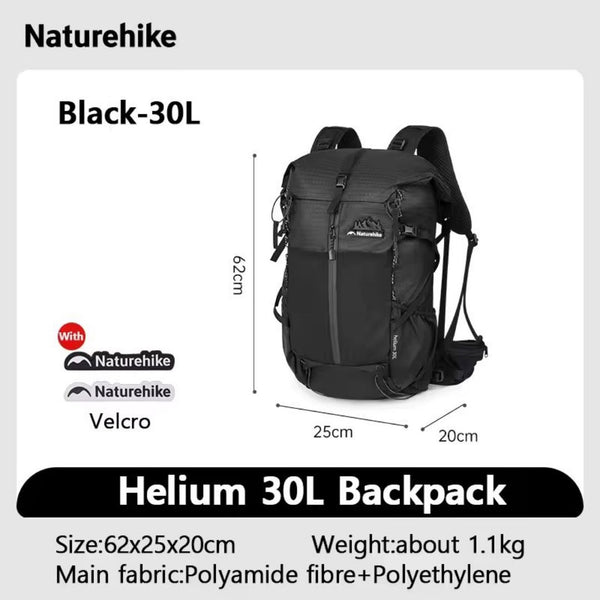 Mochila Naturehike Helium de Gran Capacidad de 25L y 30L