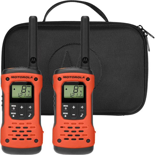 Radio Bidireccional Motorola T605 H2O hasta 35 Millas, 22 Canales