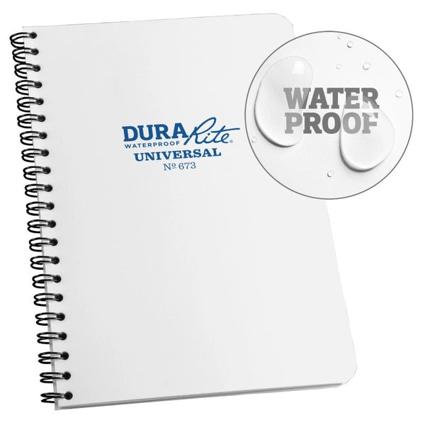 Libreta para Inmersión A Prueba de Agua Rite in the Rain Durarite con Espiral Lateral