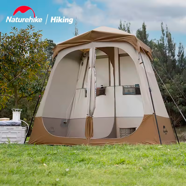Naturehike Carpa Automática Ducha Separación Seco y Húmedo Camping Viaje Vestidor Refugio Baño Portátil