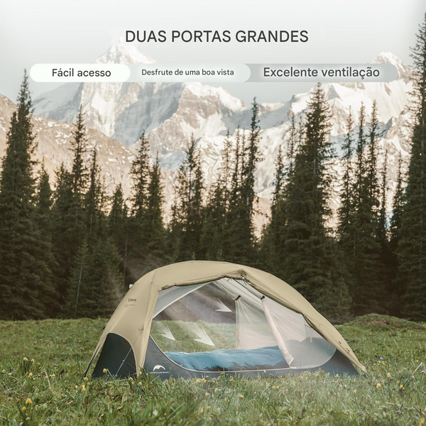 Naturehike Star River UL Carpa Ultraligera 2 Personas Doble Capa Impermeable Cortaviento 3 Estaciones Camping 2024