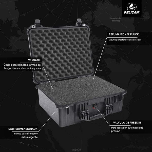Estuche Pelican 1550 con Espuma