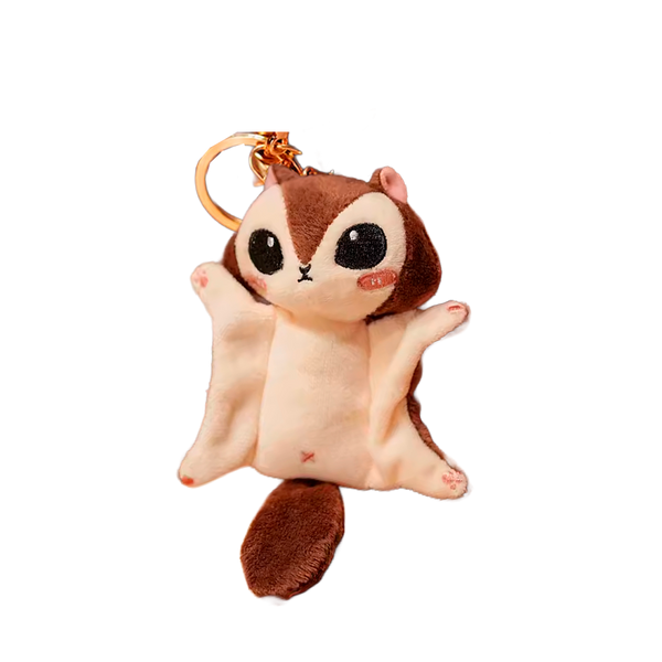 Peluche de Ardilla Voladora en Formato Llavero Pequeño (+3)