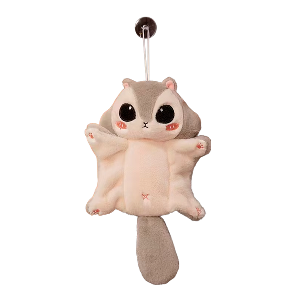 Peluche de Ardilla Voladora en Formato Llavero Pequeño (+3)