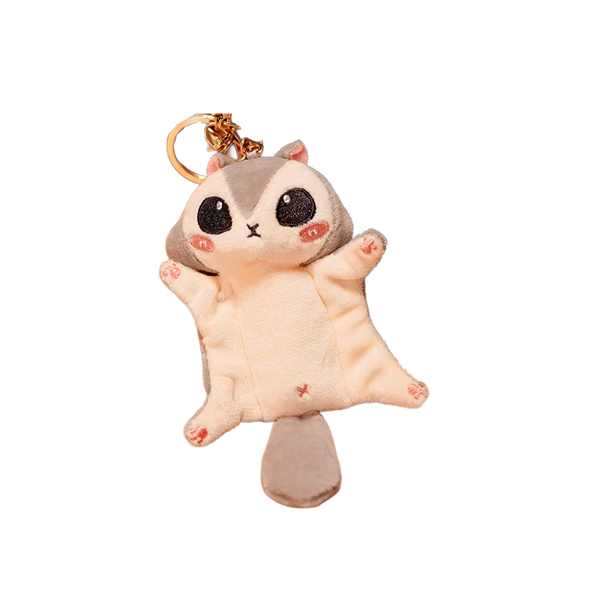Peluche de Ardilla Voladora en Formato Llavero Pequeño (+3)