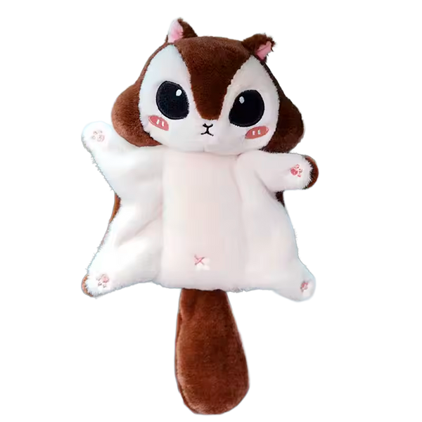Peluche de Ardilla Voladora en Formato Llavero Pequeño (+3)