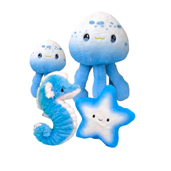 Peluche de Criaturas Oceánicas en Formato Llavero Pequeño (+3)