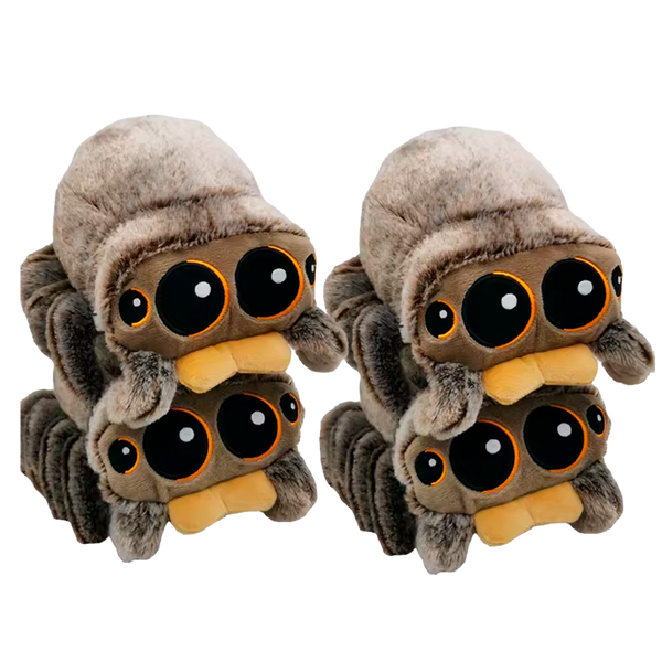 Peluches Suaves de Animales: Araña Negra Estilo Lucas (+3)