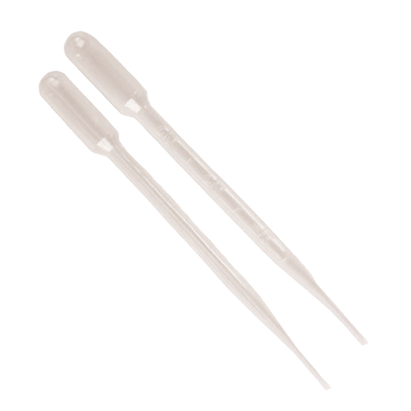 Pipetas de Transferencia: Karter Scientific 206 H2 - 3ml desechables graduadas. Vol 7 ml, 1/2 ml graduaciones, 155 mm