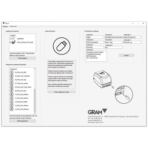 Balanzas Comerciales GRAM Q6