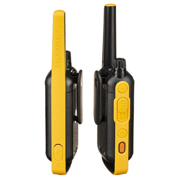 Radio Bidireccional Recargable Motorola Serie Talkabout T470 Hasta 56 km x2 Ud 