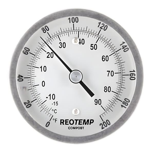 Termómetros Reotemp para Compostaje de Trabajo Super Pesado Sondas de 9,5 mm Ø y desde 61 cm de Longitud