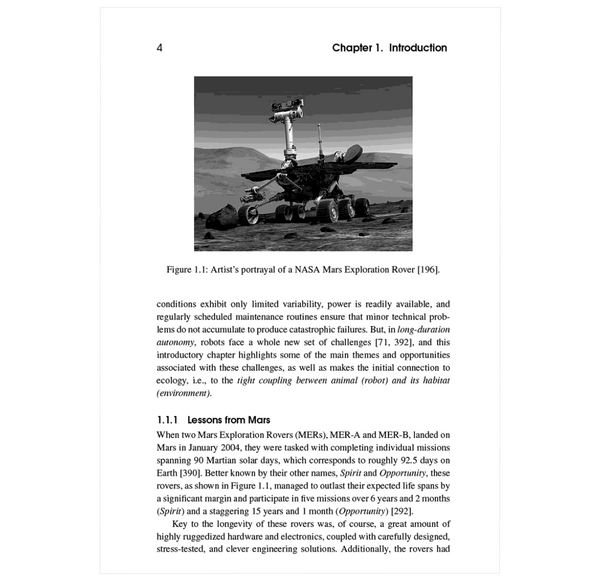 Robot Ecology: Constraint-Based Design for Long-Duration Autonomy