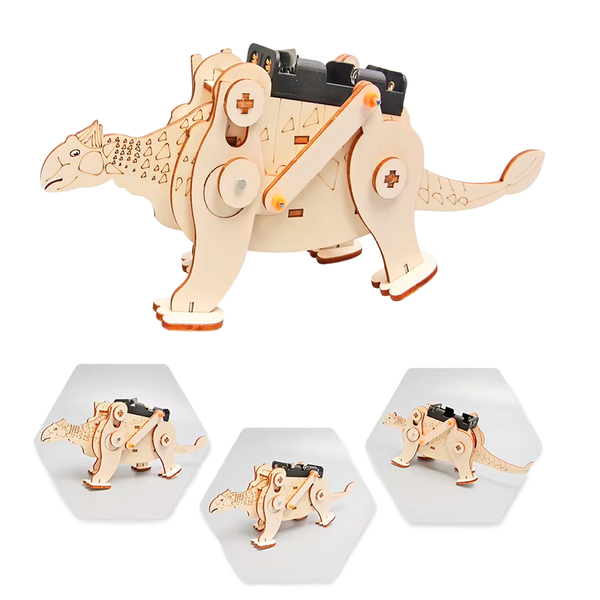 Rompecabezas 3D de Dinosaurio Ankylosaurus para Montaje (+7)