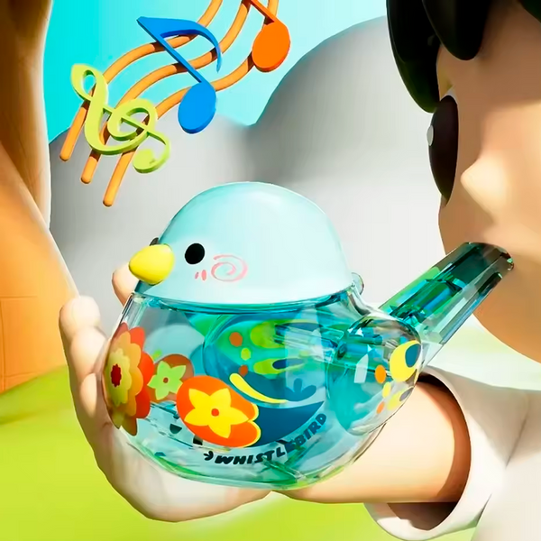 Silbato de Agua para Pájaros Divertido Pájaro Acuático para Aprender (+3)