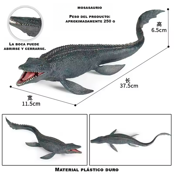 Simulación de Dinosaurio Marino Mosasaur (+14)