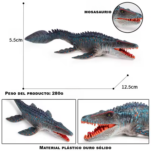 Simulación de Dinosaurio Marino Mosasaur (+14)
