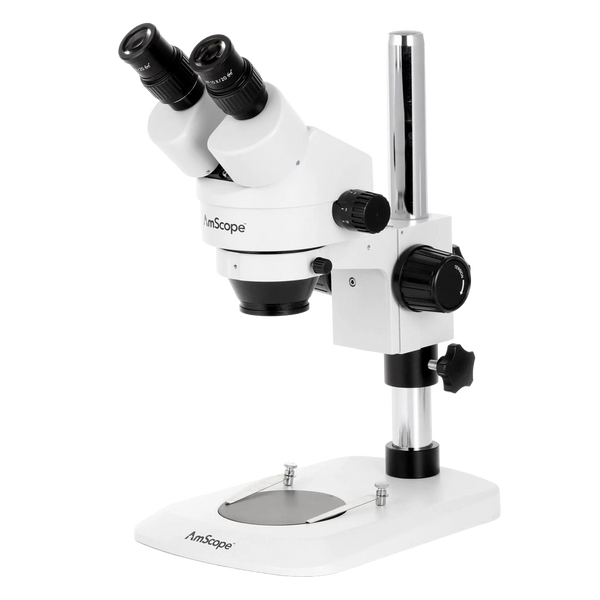 Microscopios Estéreo Zoom Aumento de 3.5 hasta 180x con Luz Anular de Aluminio de 80 LED ²⁶