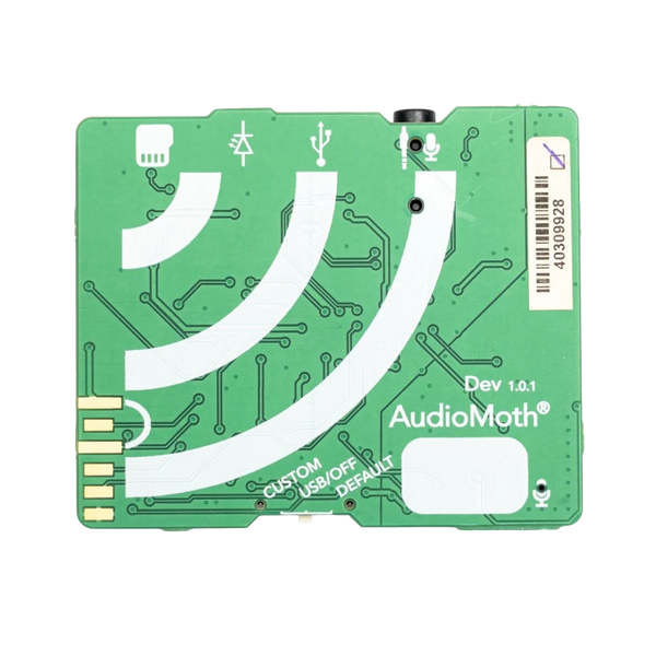Grabadora de Monitoreo Acústico de Desarrollo AudioMoth Dev con 5 Conectores JST-PH & Micro USB