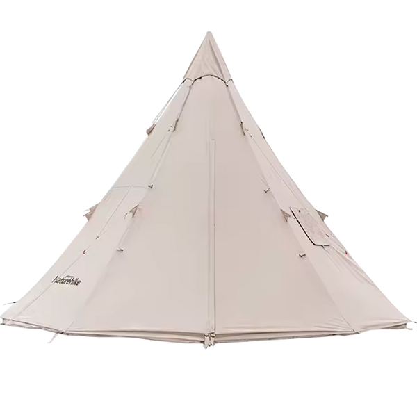 Tenda de acampamento Naturehike Pyramid A-Type Teepee com lareira para 5 a 8 pessoas