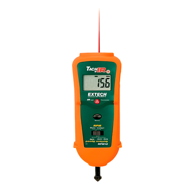 Termómetro infrarrojo y Tacómetro Extech RPM10