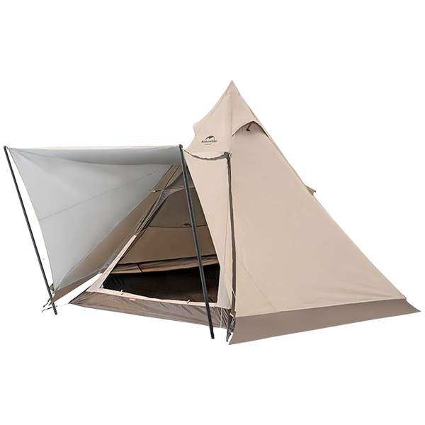 Tienda de Campaña Naturehike Hexagonal Pyramid con Faldón para 4-6 Personas